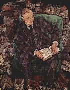 Egon Schiele Portrait of Hugo Koller Sweden oil painting artist